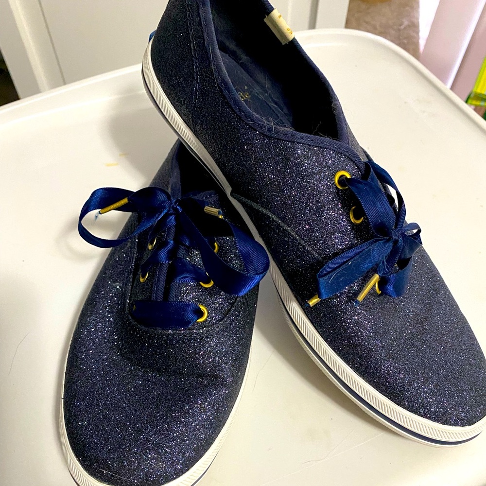 Keds X Kate Spade New York Girls Glitter sneaker